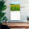 Sunflowers | 2026 12 x 24 Inch (Hanging) Monthly Square Wall Calendar | Plastic-Free